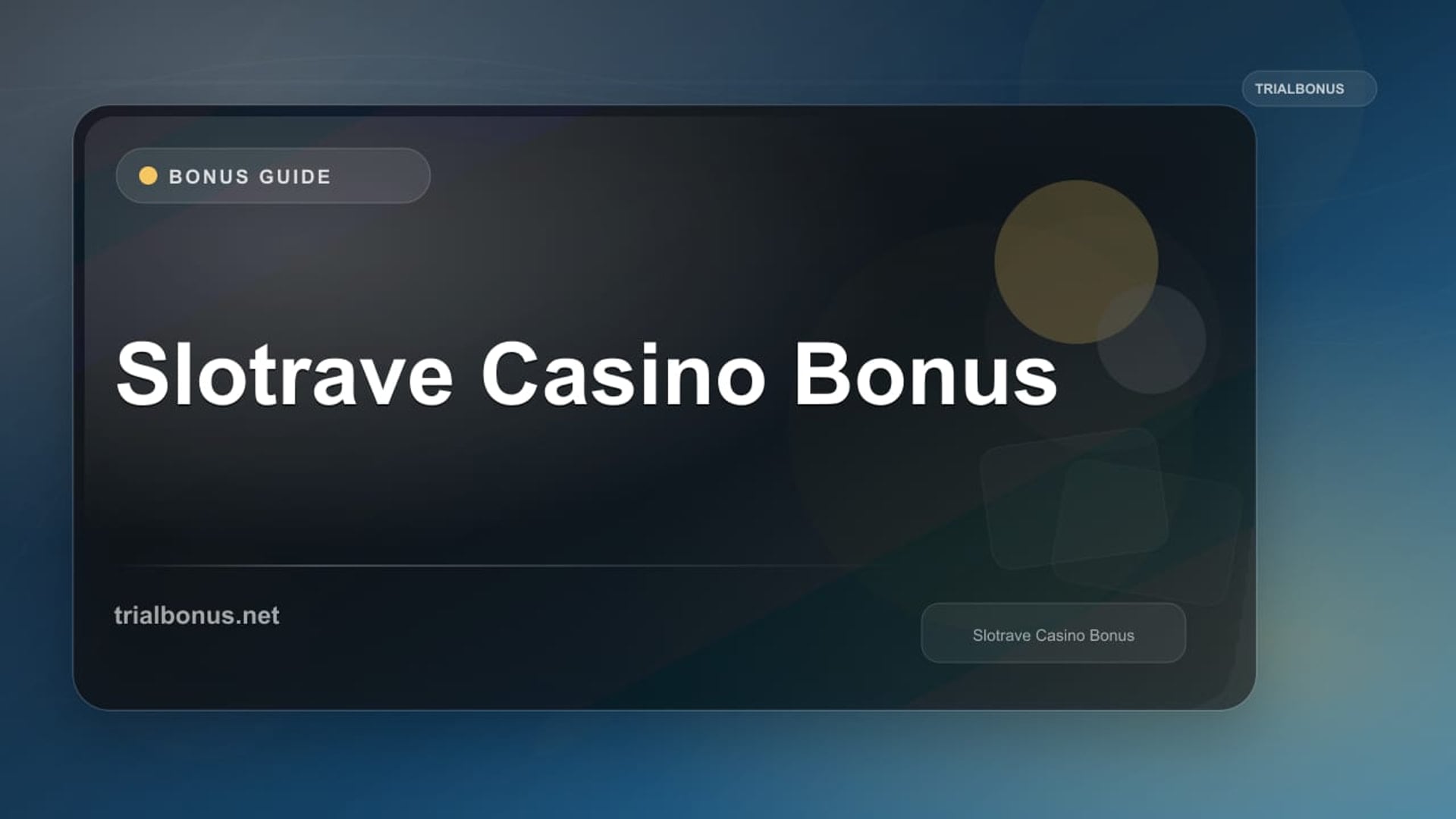 Slotrave Casino Bonus review