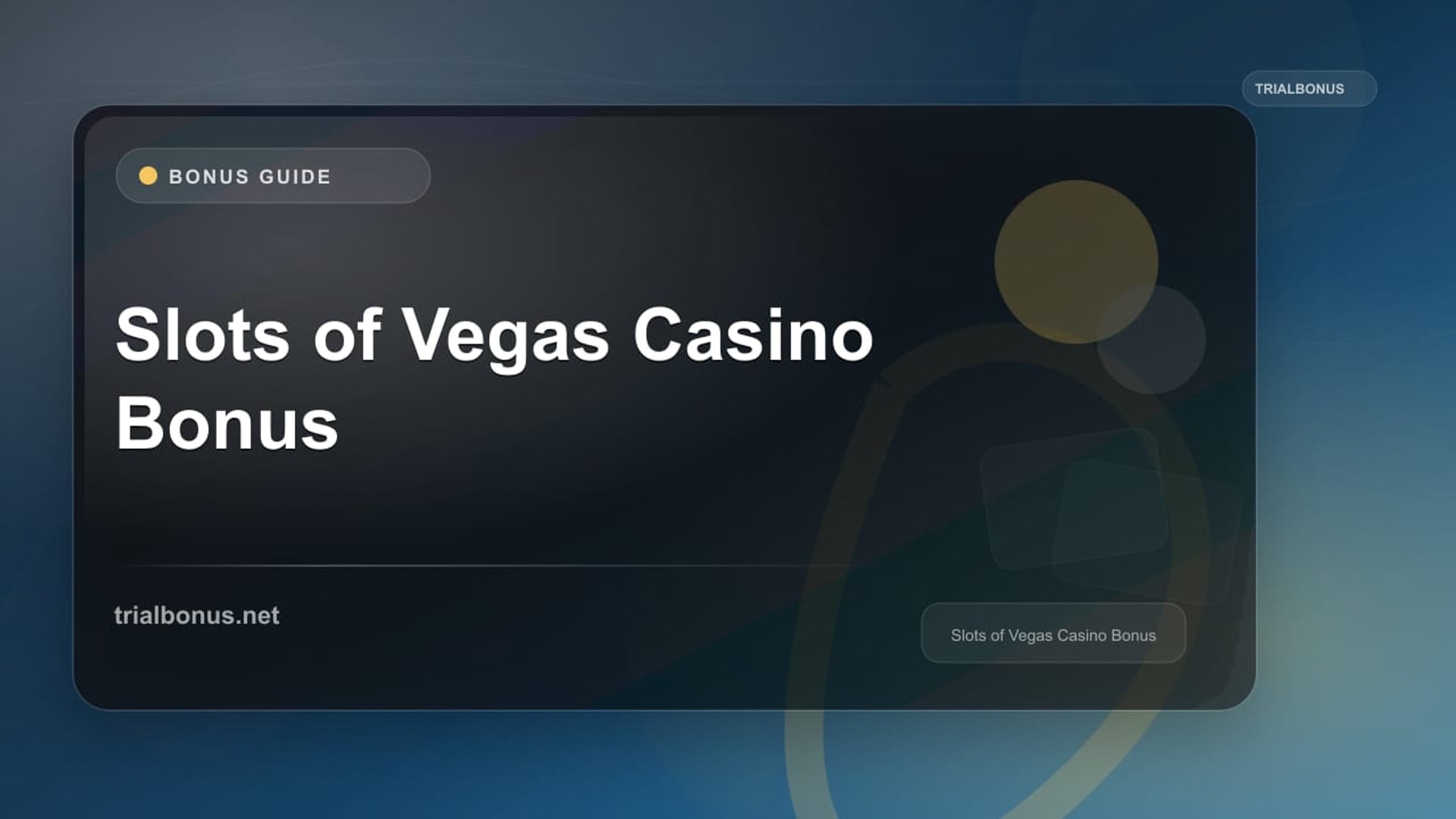 Slots of Vegas Casino Bonus review