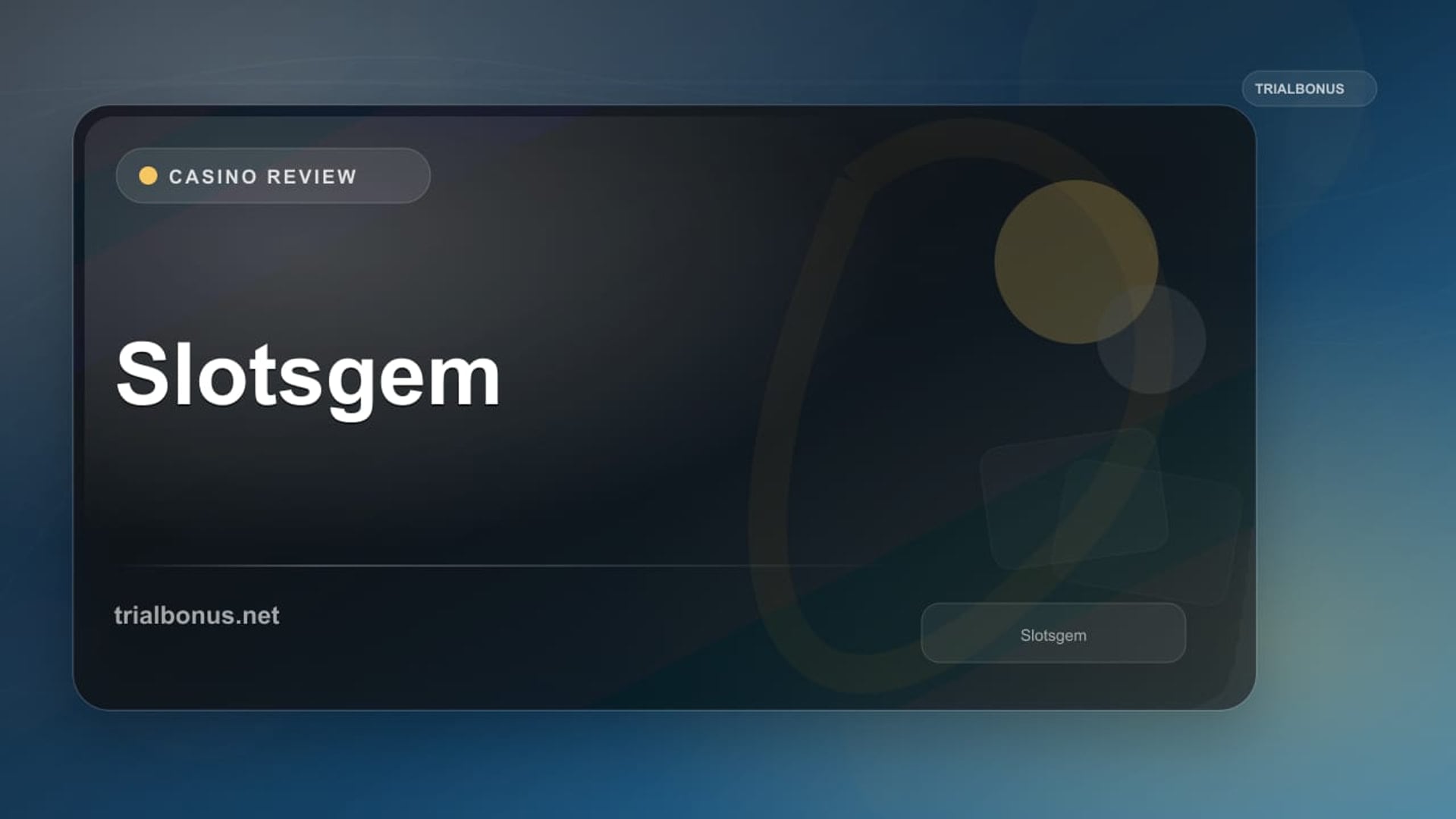 Slotsgem review