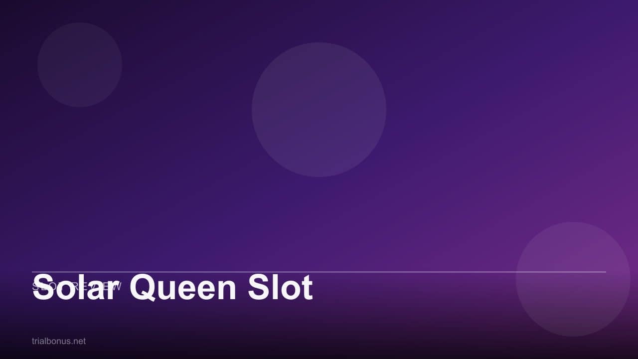 Solar Queen Slot review