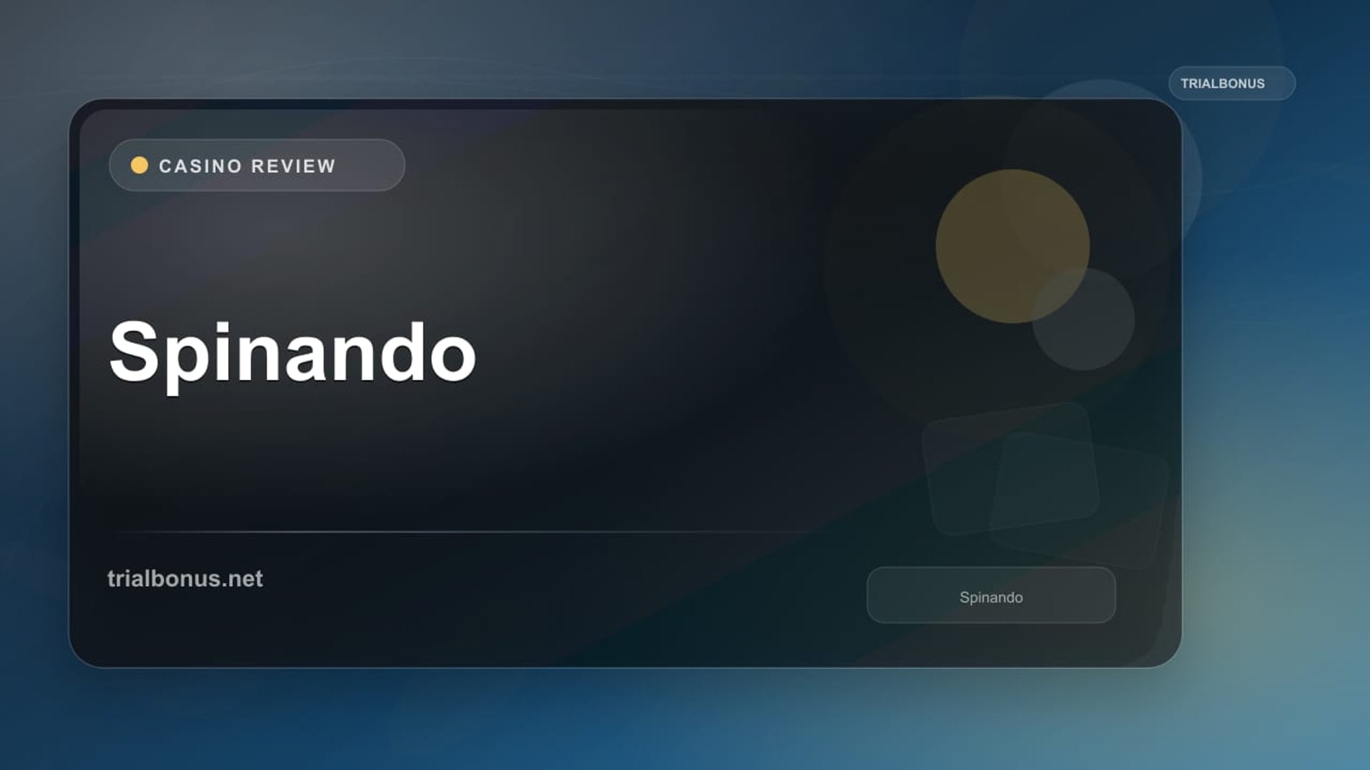 Spinando review