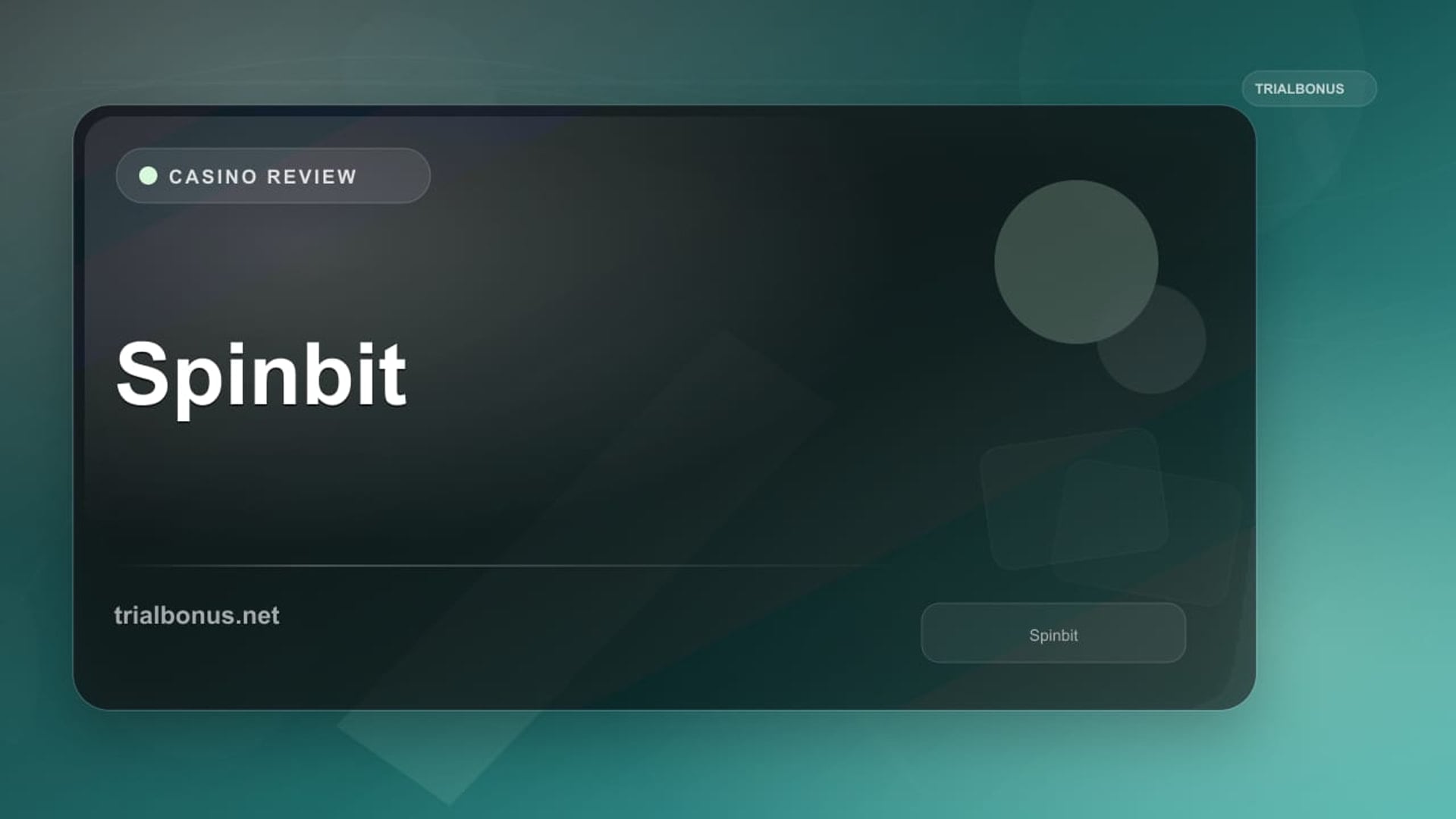 Spinbit Casino: Terms, Offers and Payment Check Guide review