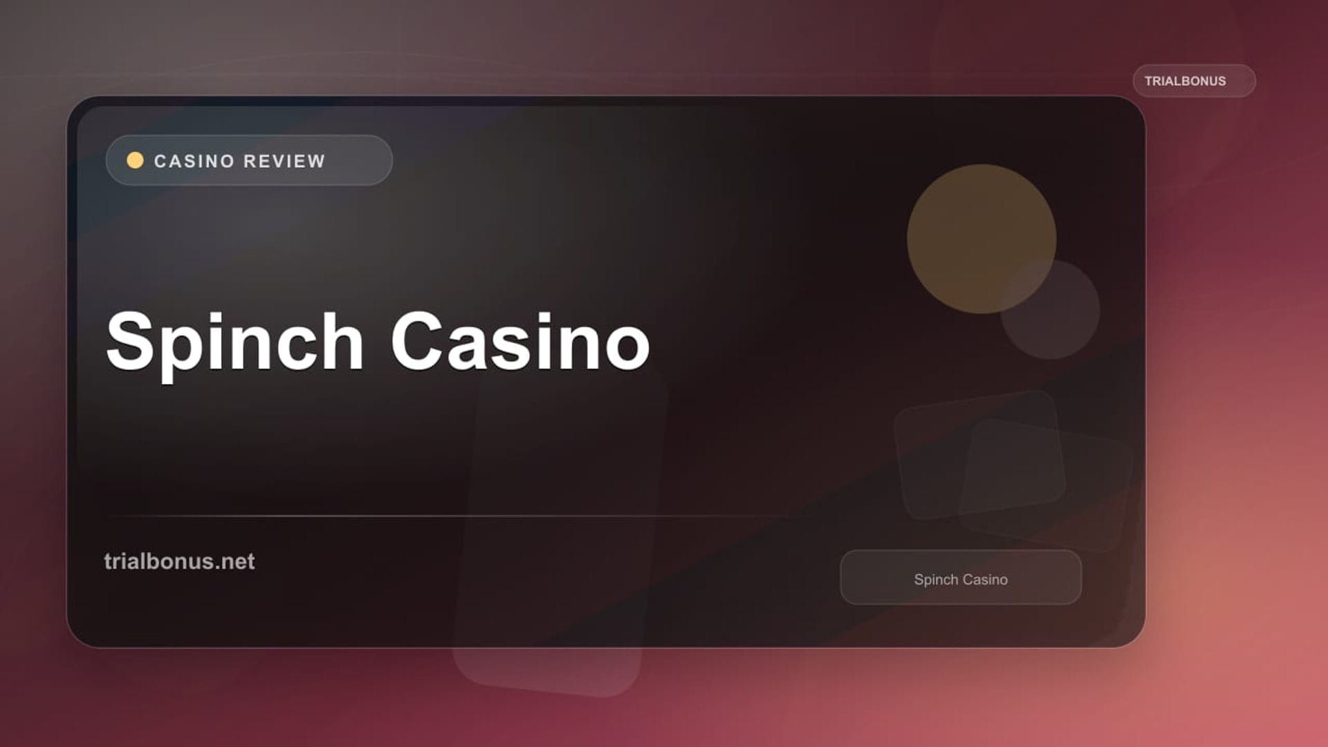 Spinch Casino review
