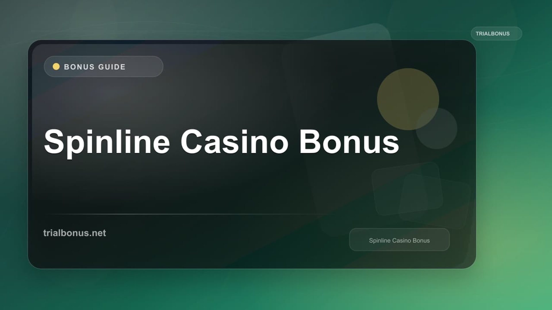 Spinline Casino Bonus review