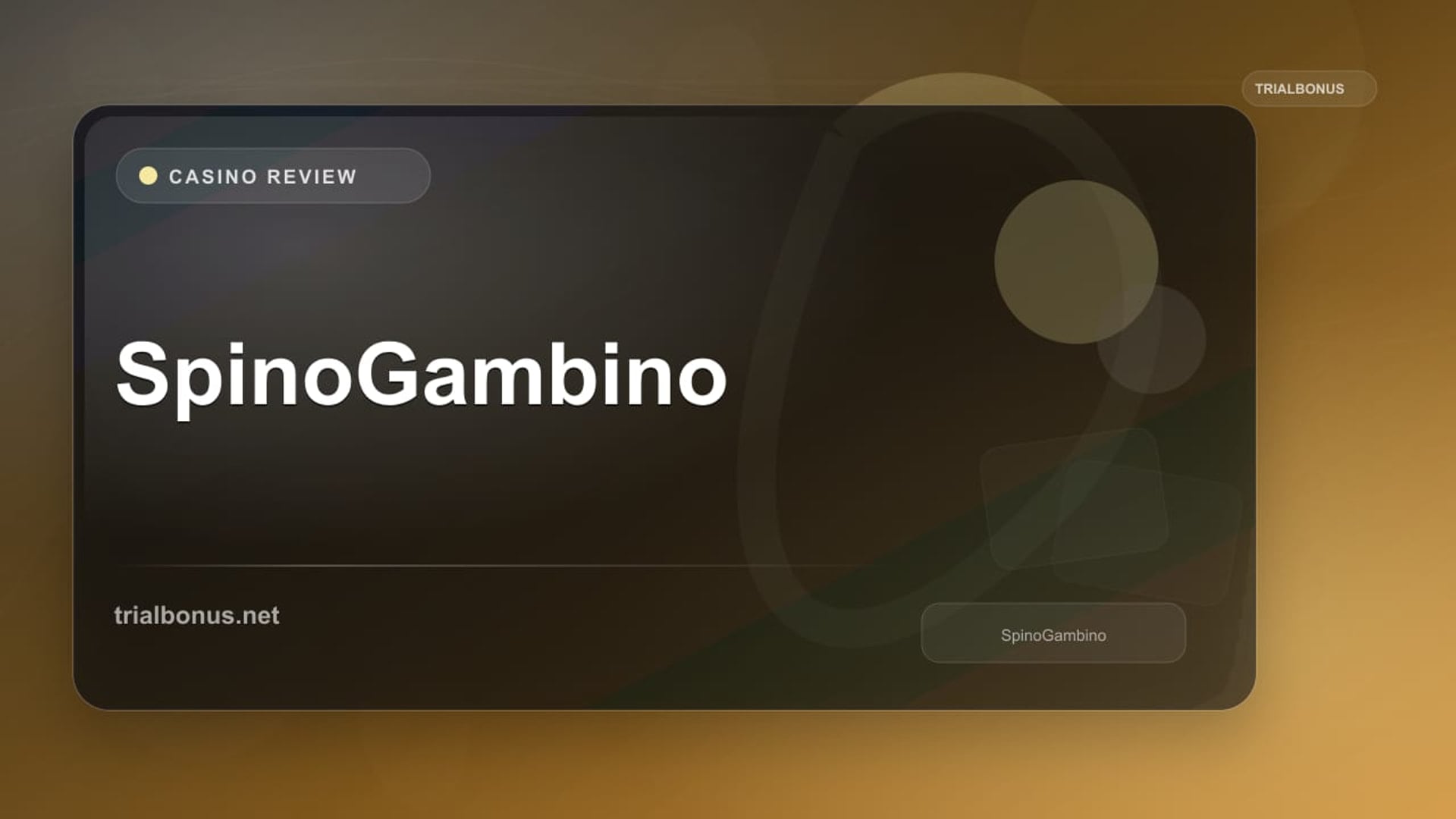 SpinoGambino review