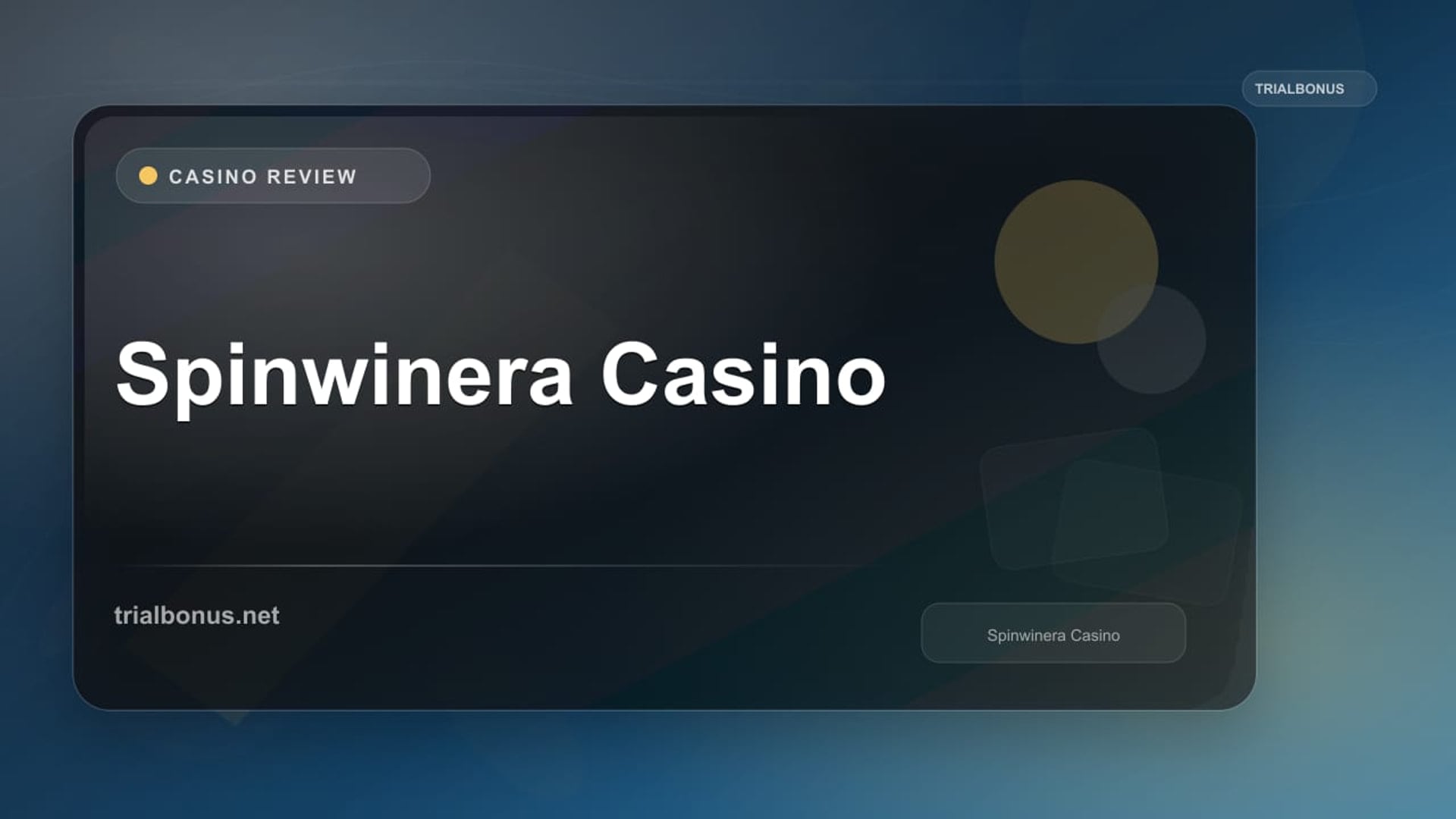 Spinwinera Casino review