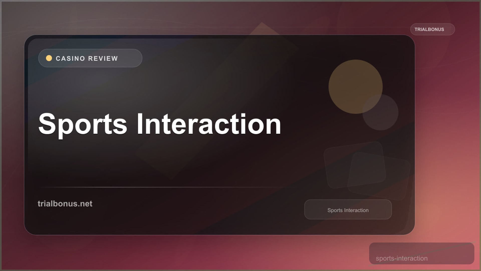 Sports Interaction review