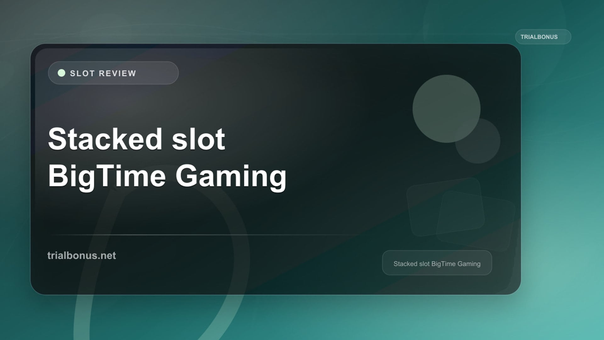 Stacked Slot: What to Check Before Playing review