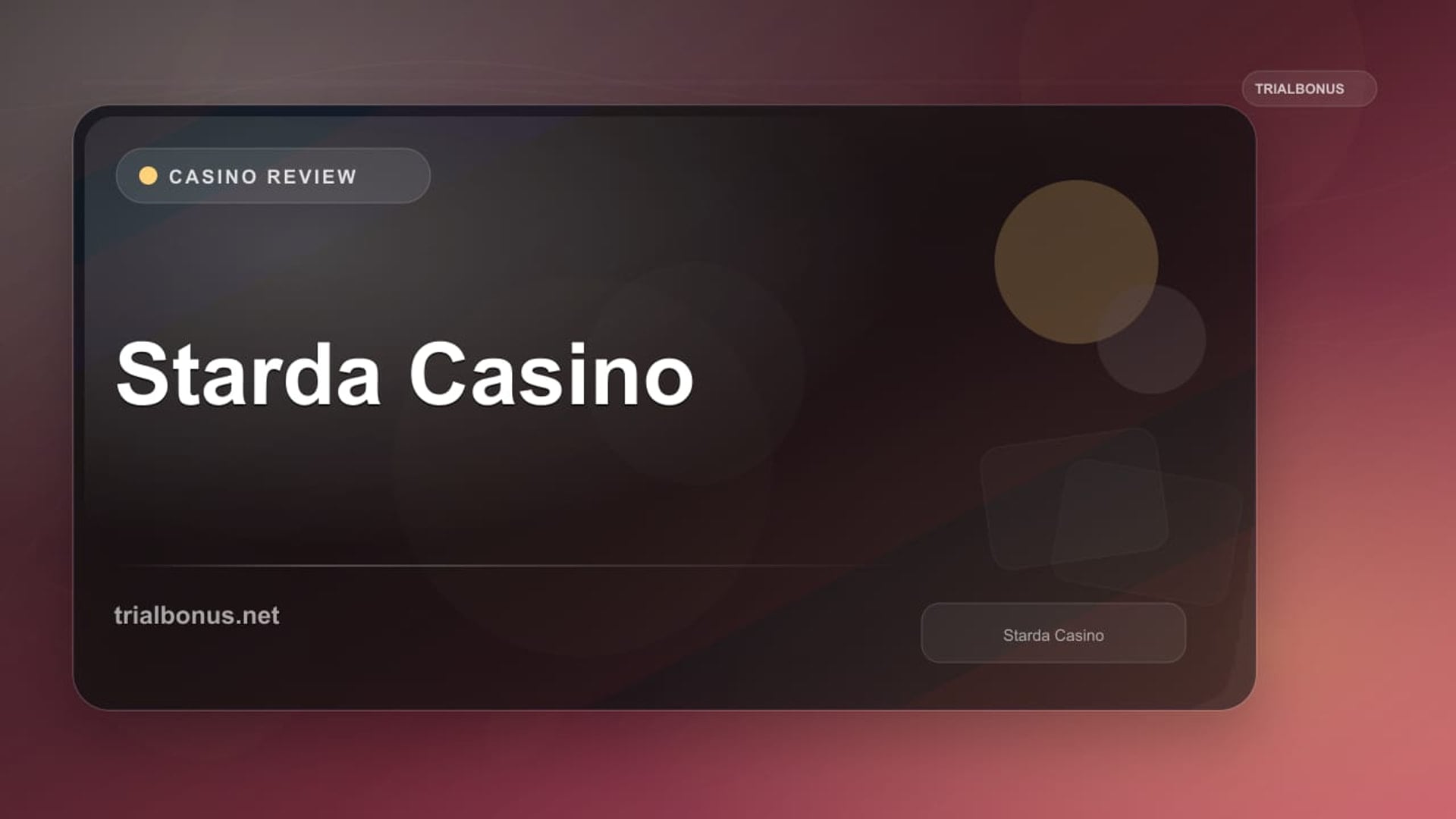 Starda Casino review