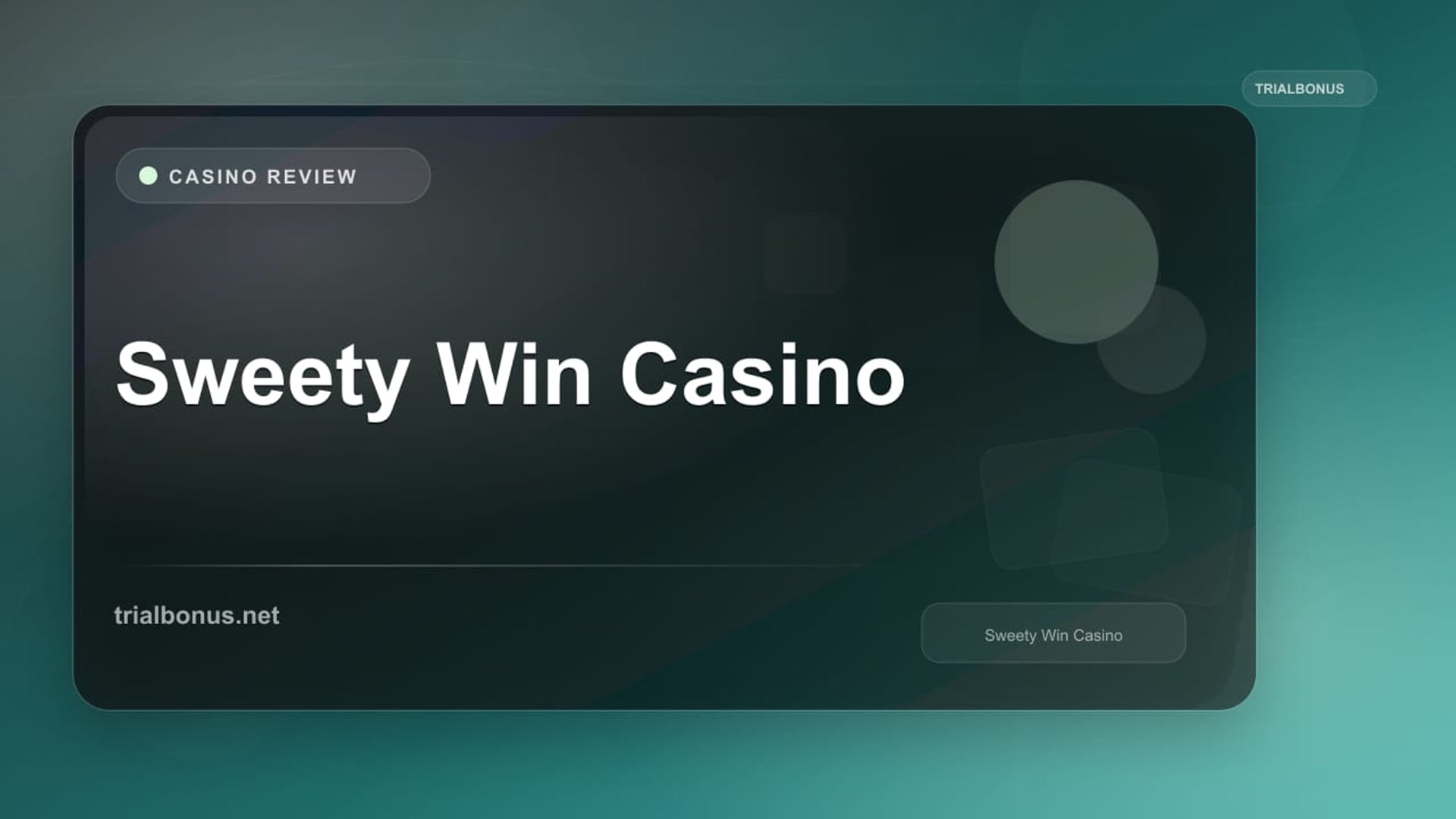 Sweety Win Casino review
