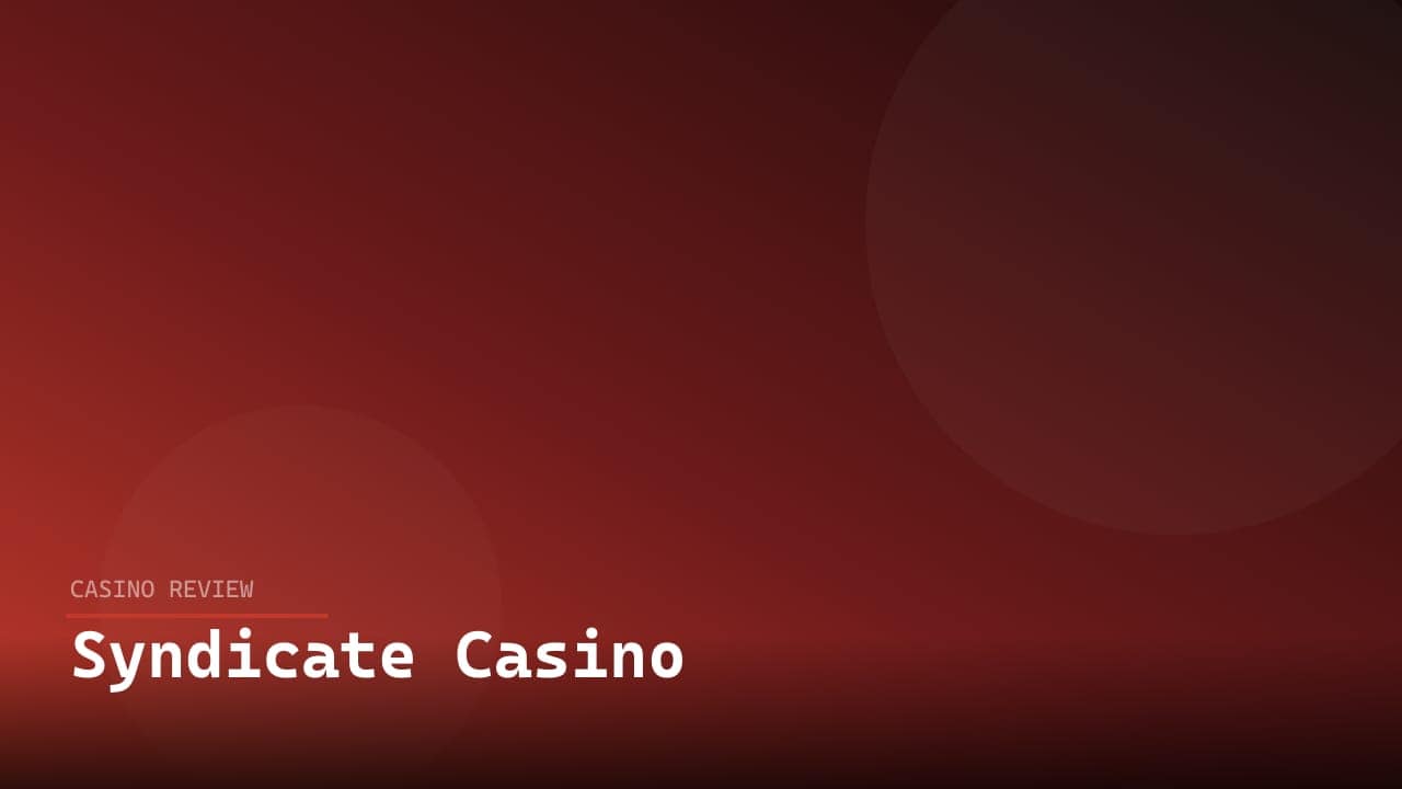 Syndicate Casino review