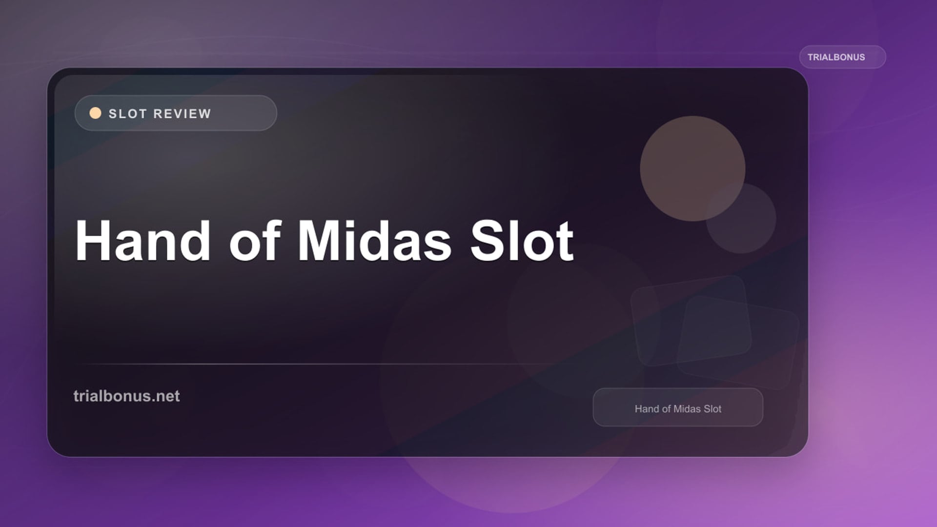 Hand of Midas Slot review