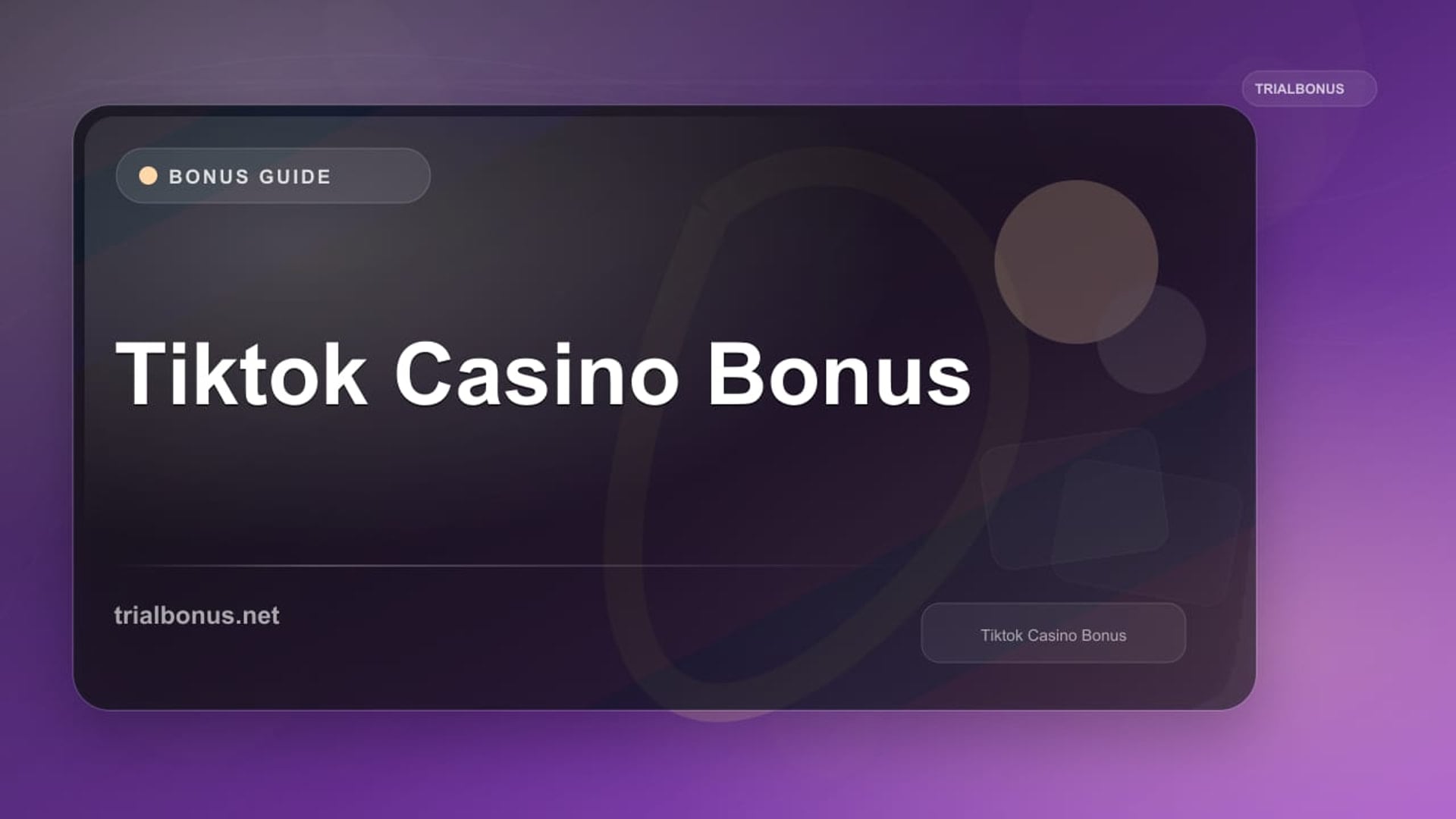 Tiktok Casino Bonus review