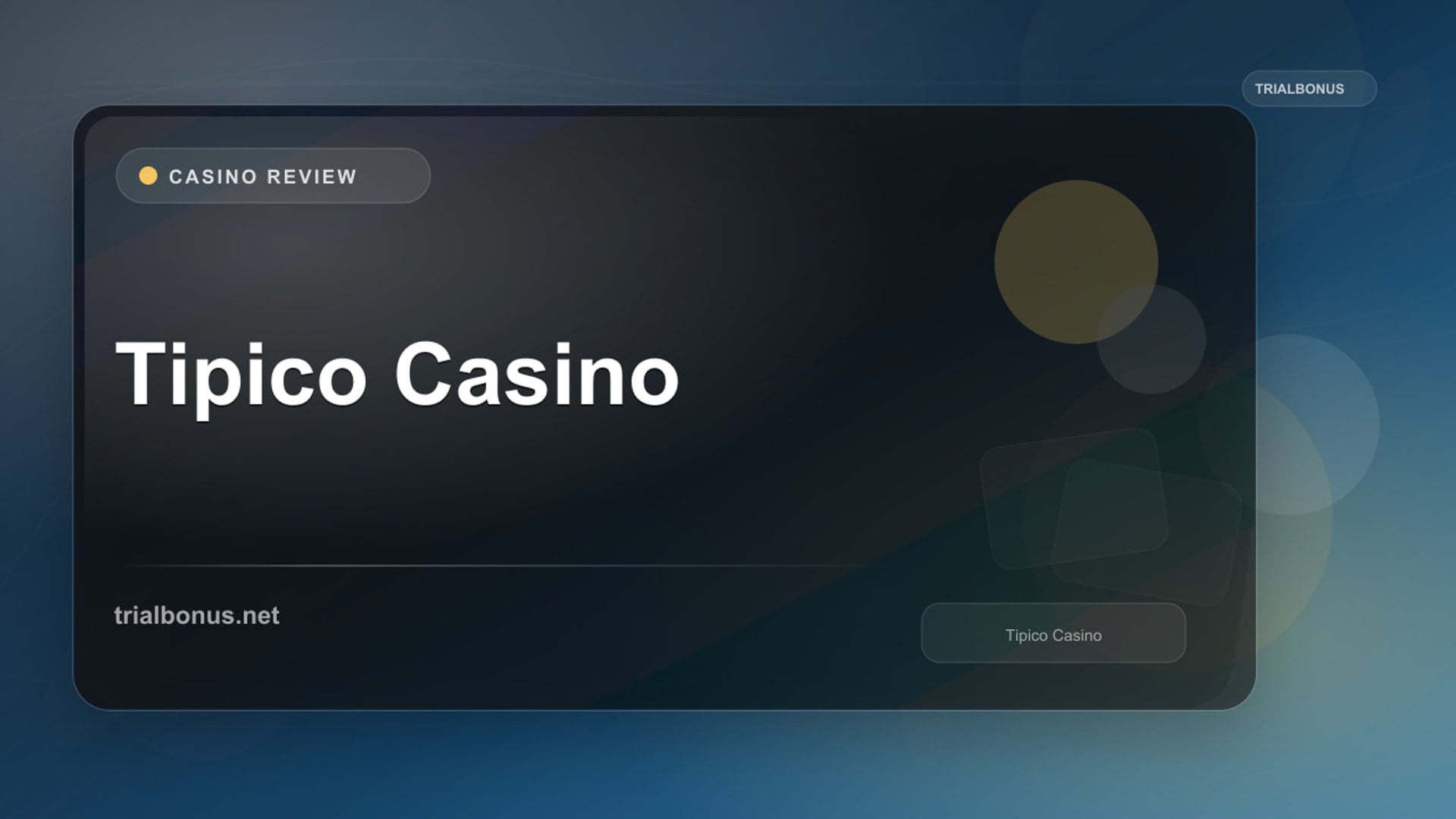 Tipico Casino review