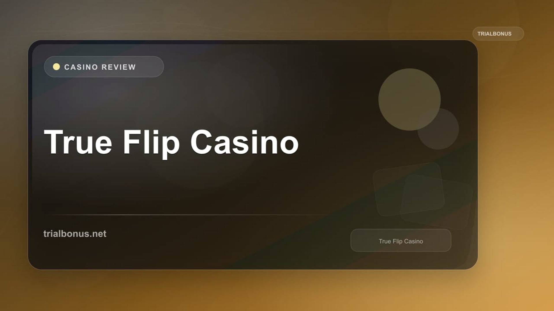 True Flip Casino review