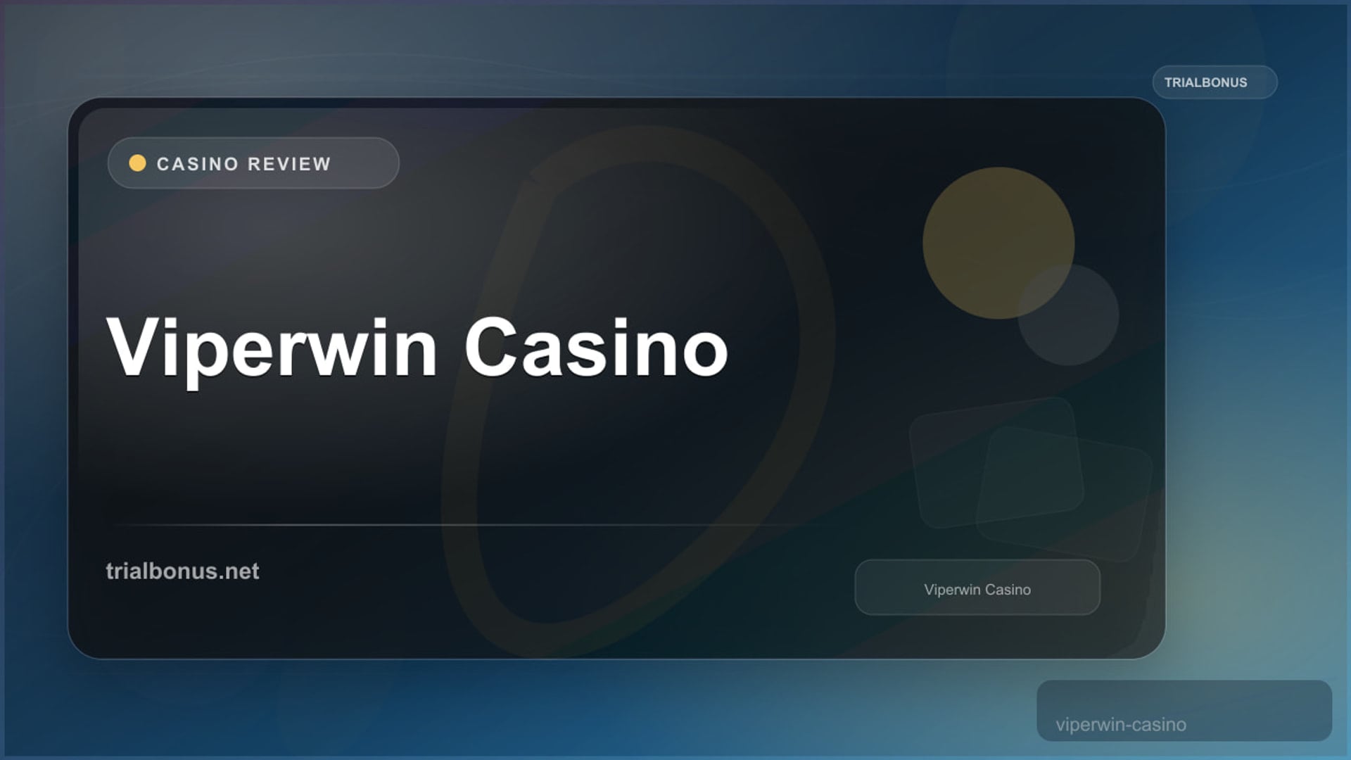 Viperwin Casino review