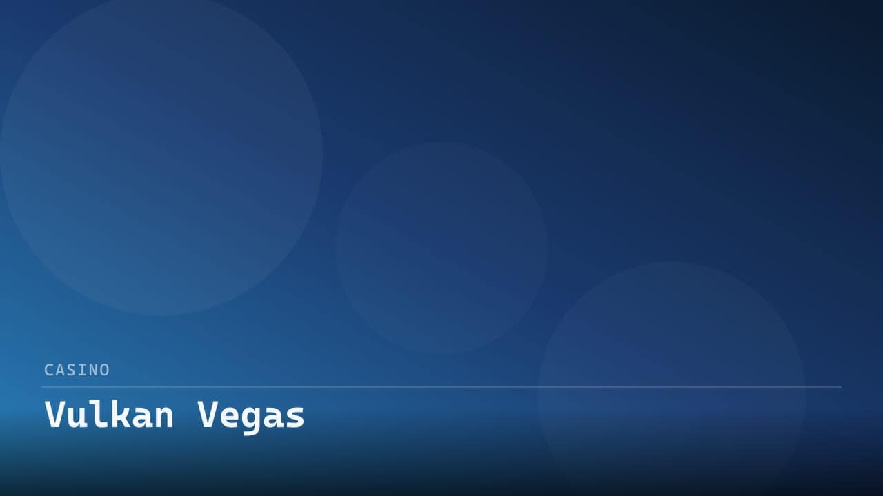Vulkan Vegas review