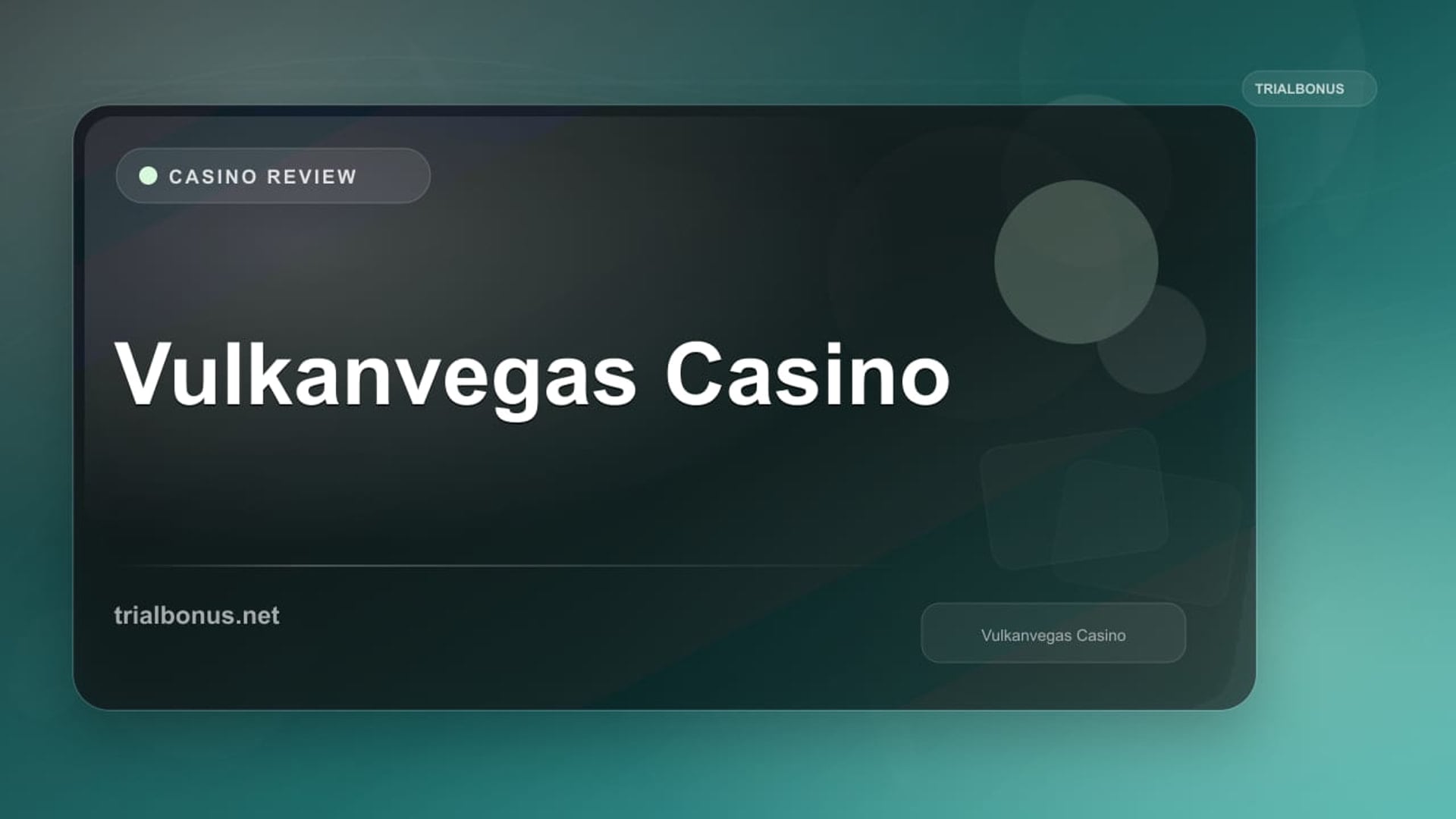 Vulkanvegas Casino review