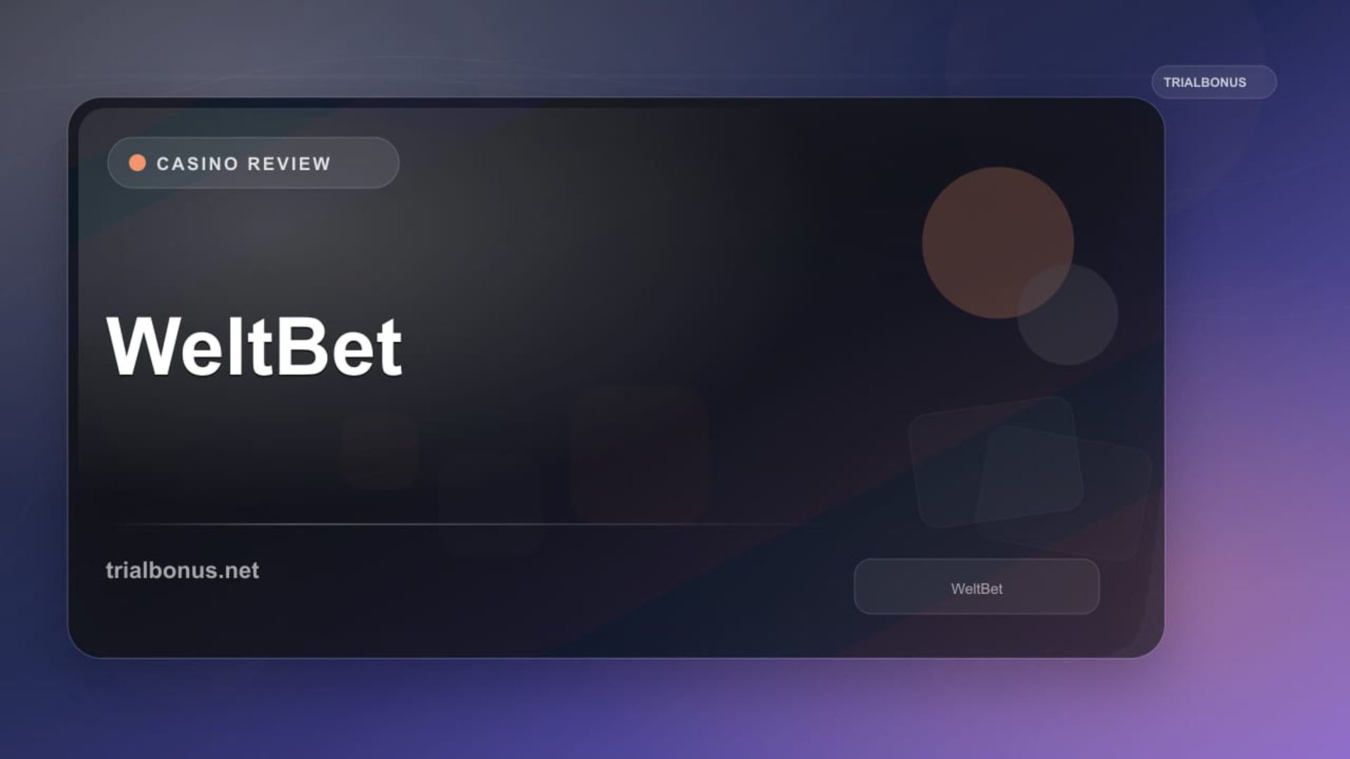 WeltBet review