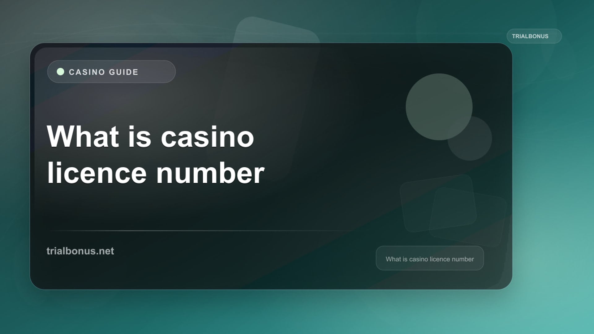 What Is a UK Casino Licence Number? Public Register Guide review