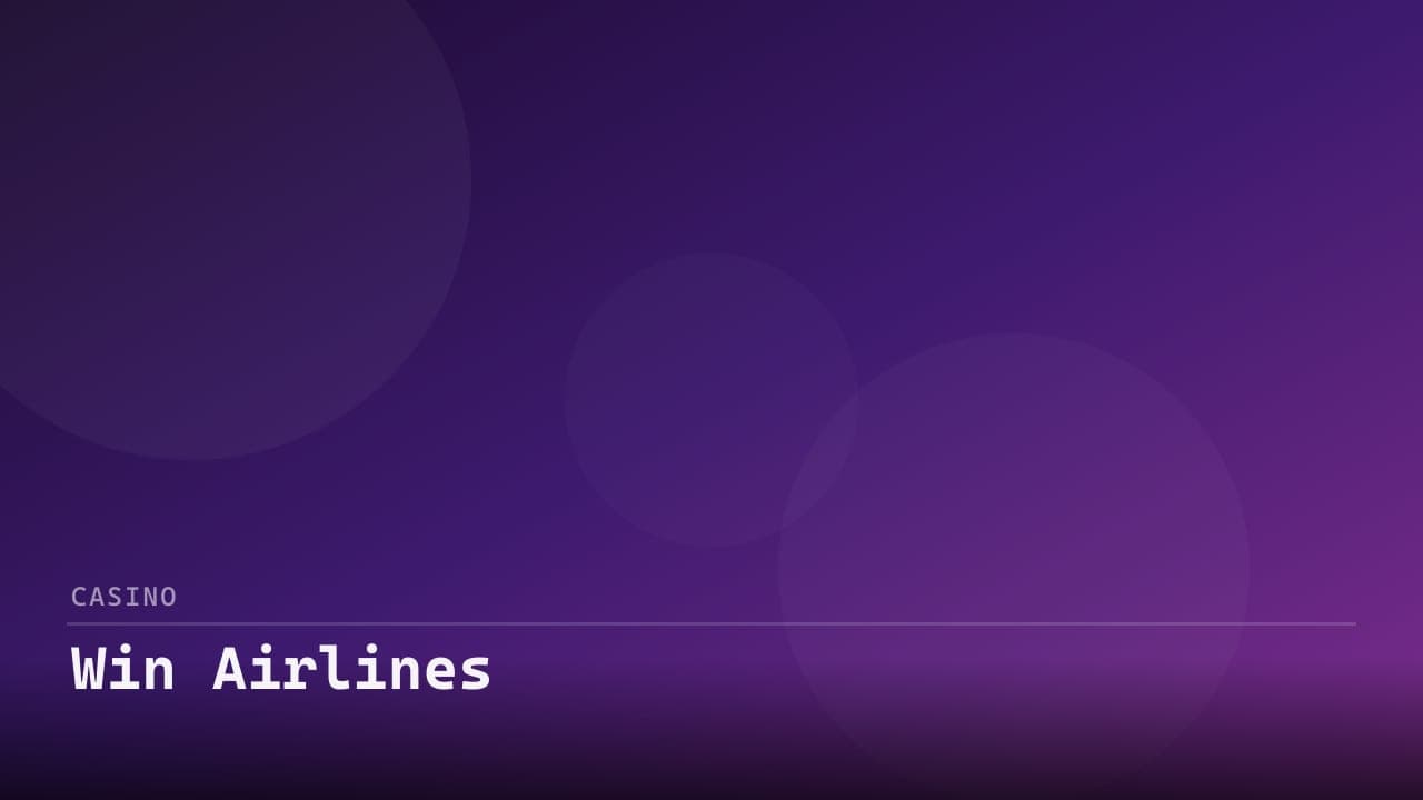 Win Airlines Casino