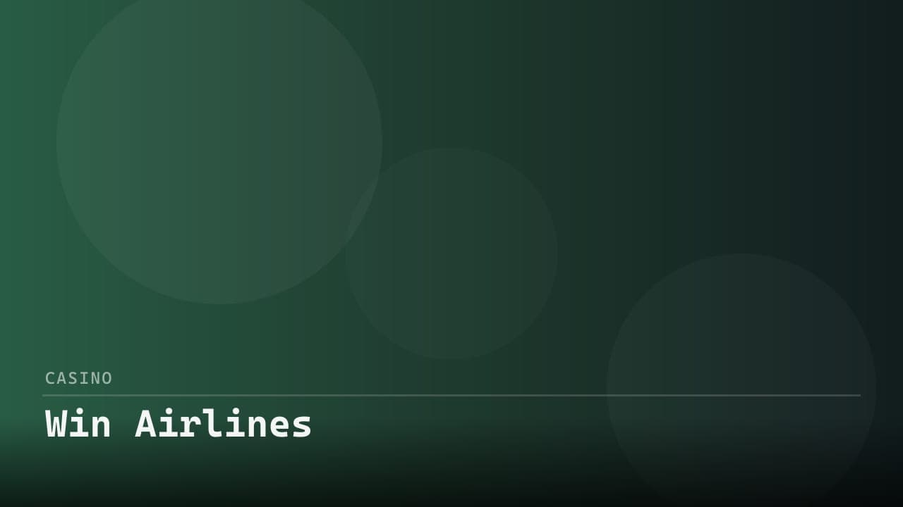 Win Airlines review