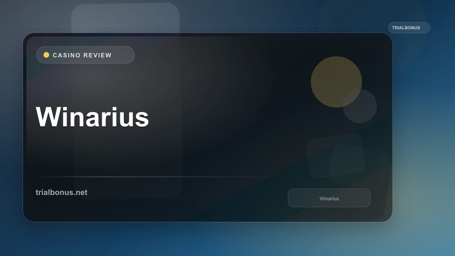 Winarius review