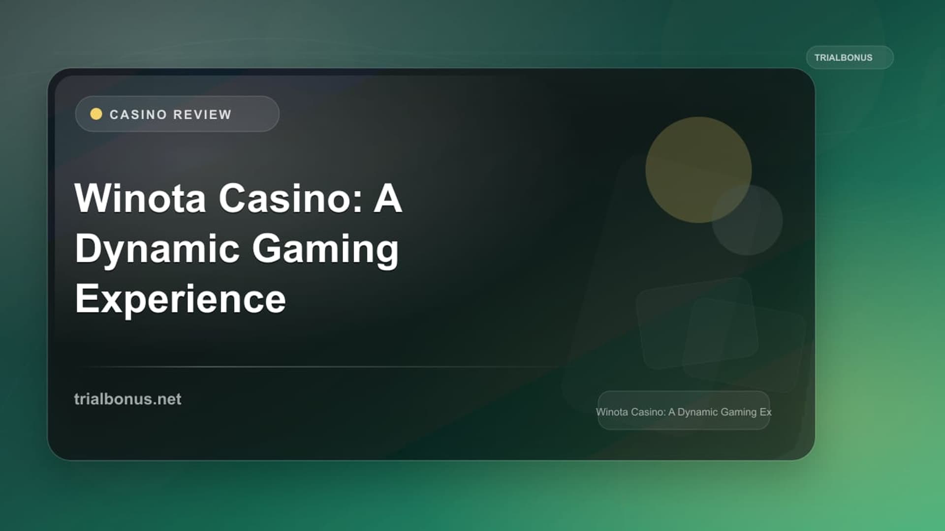 Winota Casino