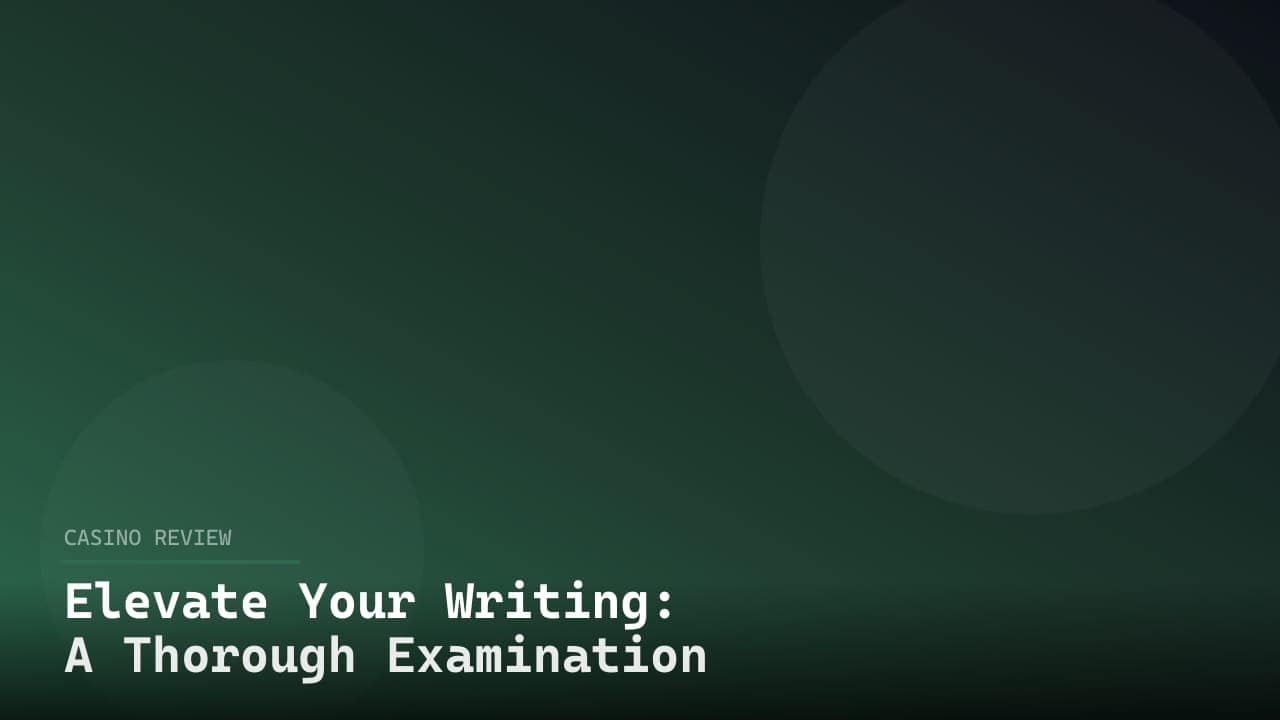 Elevate Your Writing: A Thorough Examination of Winstler review