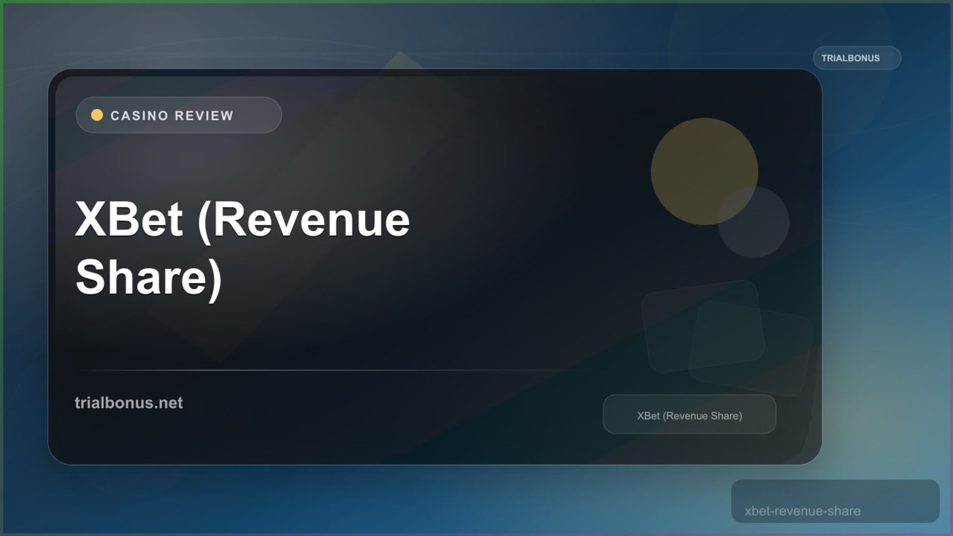 XBet (Revenue Share) review