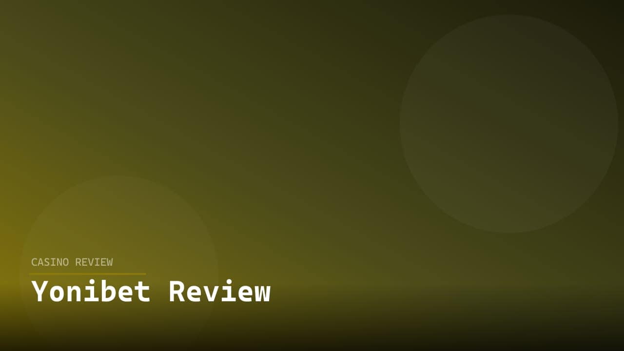 Yonibet Review review