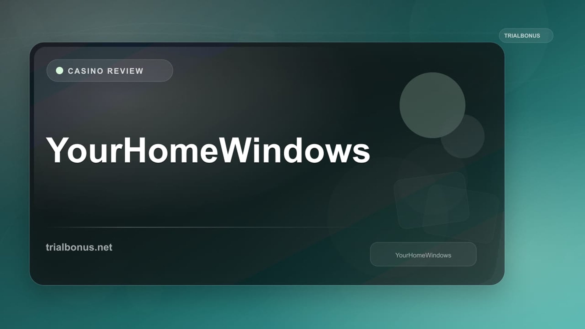 YourHomeWindows review