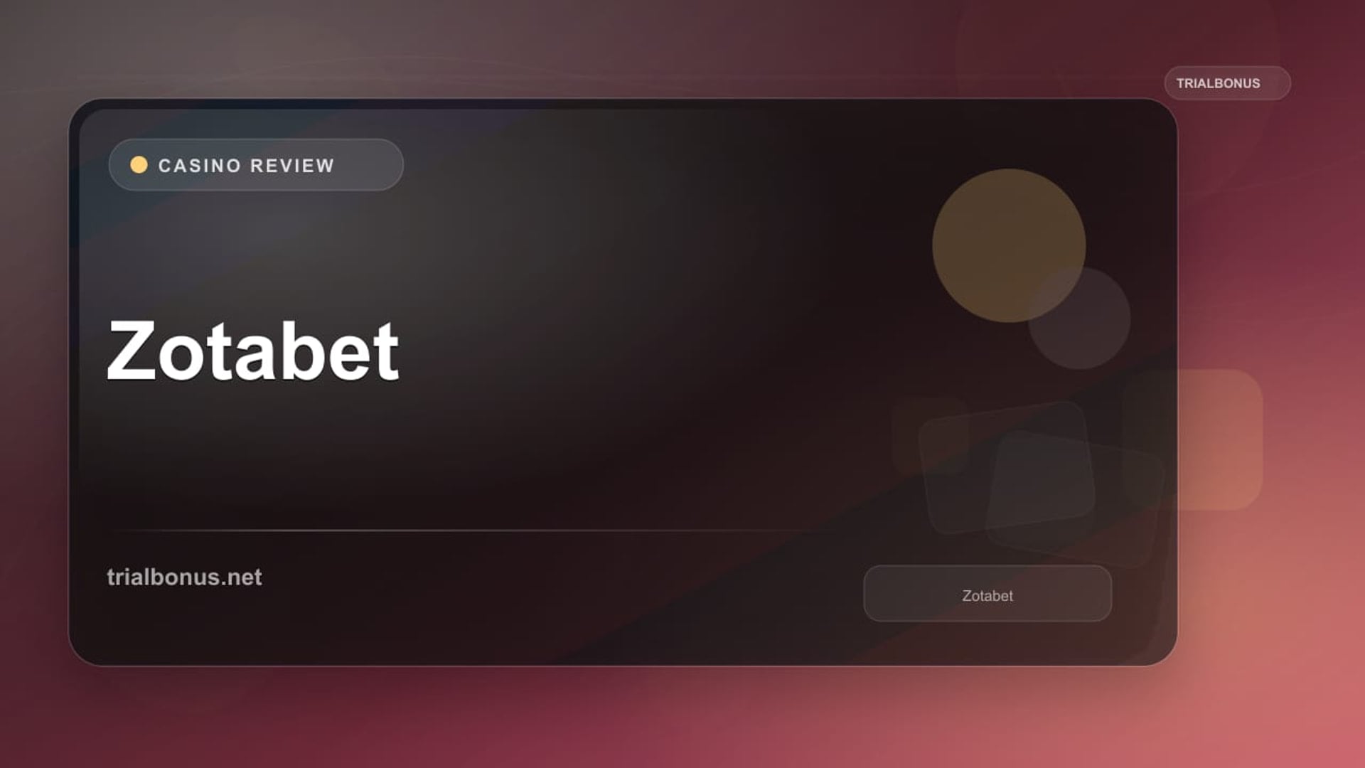 Zotabet review
